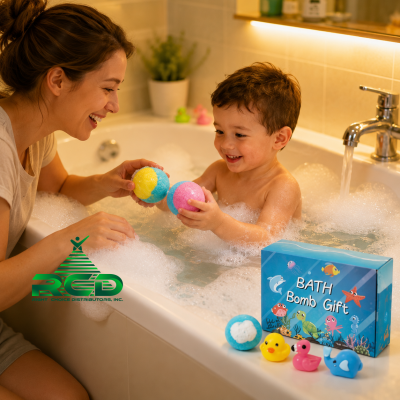 BATH BOMB GIFT SET 12PC/ DISPLAY